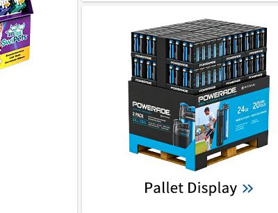 Pre-packaged pallet display for club stores
